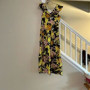 Black Floral Sundress from Who What Wear Size Medium